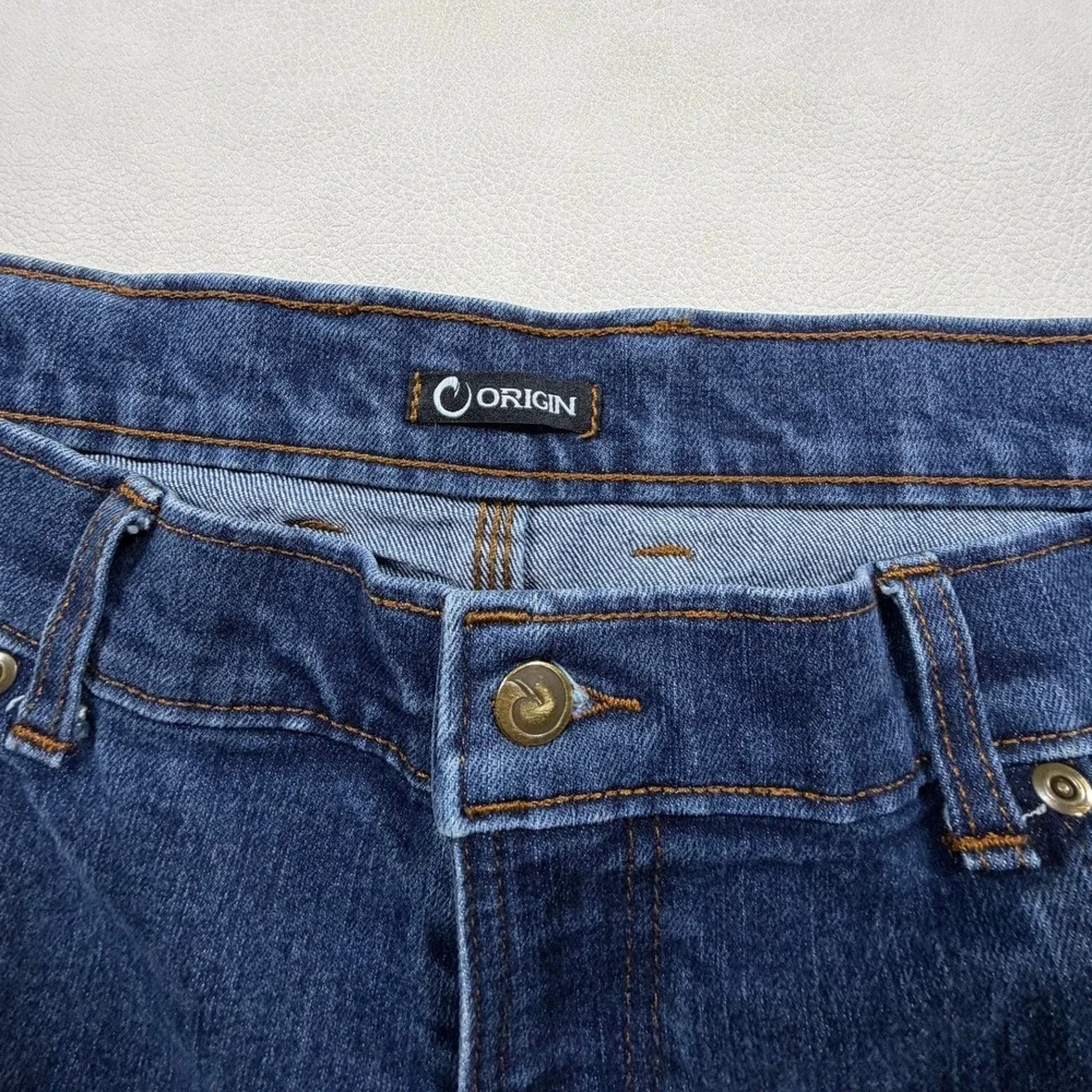 Origin Maine Delta 68‎ Bootcut Jeans Mens W38 L32 Dark Wash Blue Made in USA